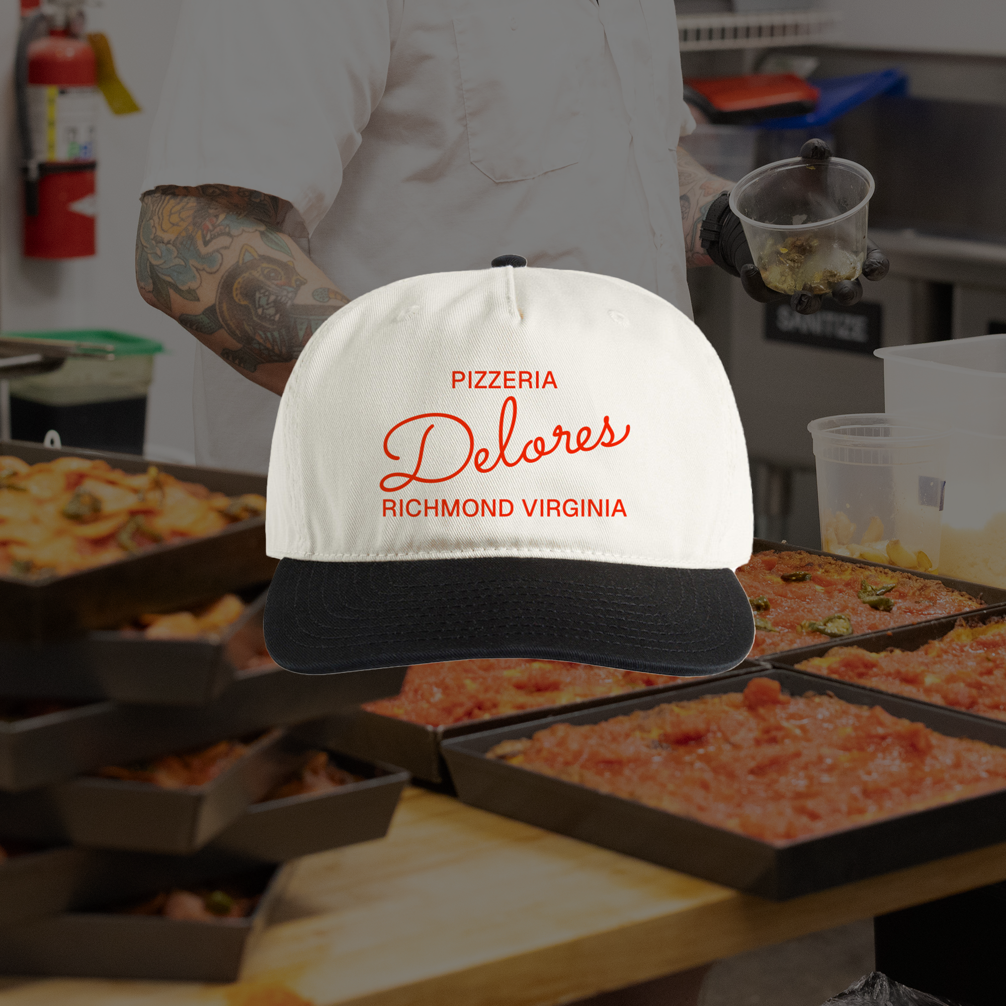 Embroidered Script Hat